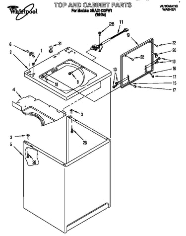 Top and cabinet
