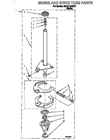 Brake and drive tube