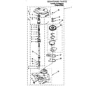 Whirlpool 3LBR8255EQ1 gearcase diagram
