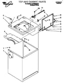 Top and cabinet