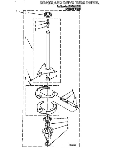 Brake and drive tube