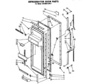 Whirlpool ED22MK1LWR1 refrigerator door diagram