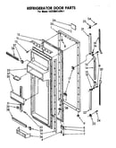 Refrigerator door