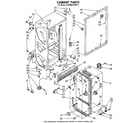 Whirlpool ED22MKXRWR0 cabinet diagram