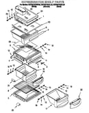 Refrigerator shelf