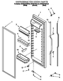 Refrigerator door