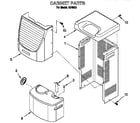 Whirlpool AD40G2 cabinet parts diagram