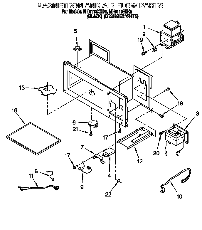 MAGNETRON AND AIR FLOW