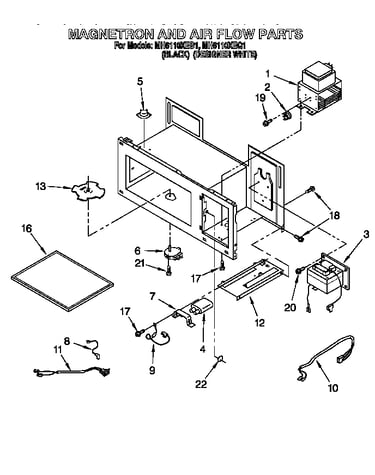 Magnetron and air flow