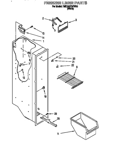 Freezer liner