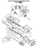 Motor and ice container