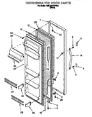Refrigerator door