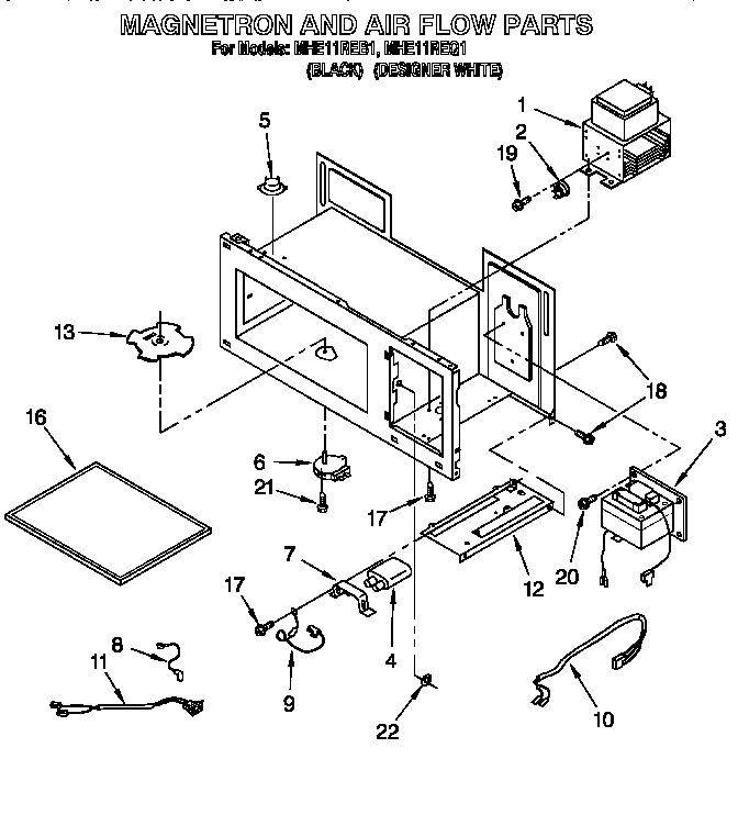 Magnetron and air flow