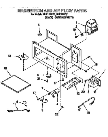 Magnetron and air flow
