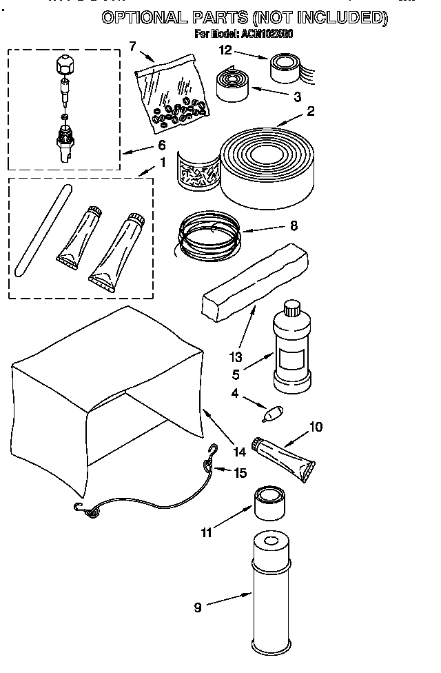 OPTIONAL PARTS (NOT INCLUDED)