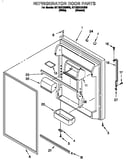 Refrigerator door