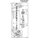 Whirlpool LA6053XSW0 gearcase diagram
