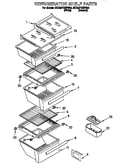 Refrigerator shelf