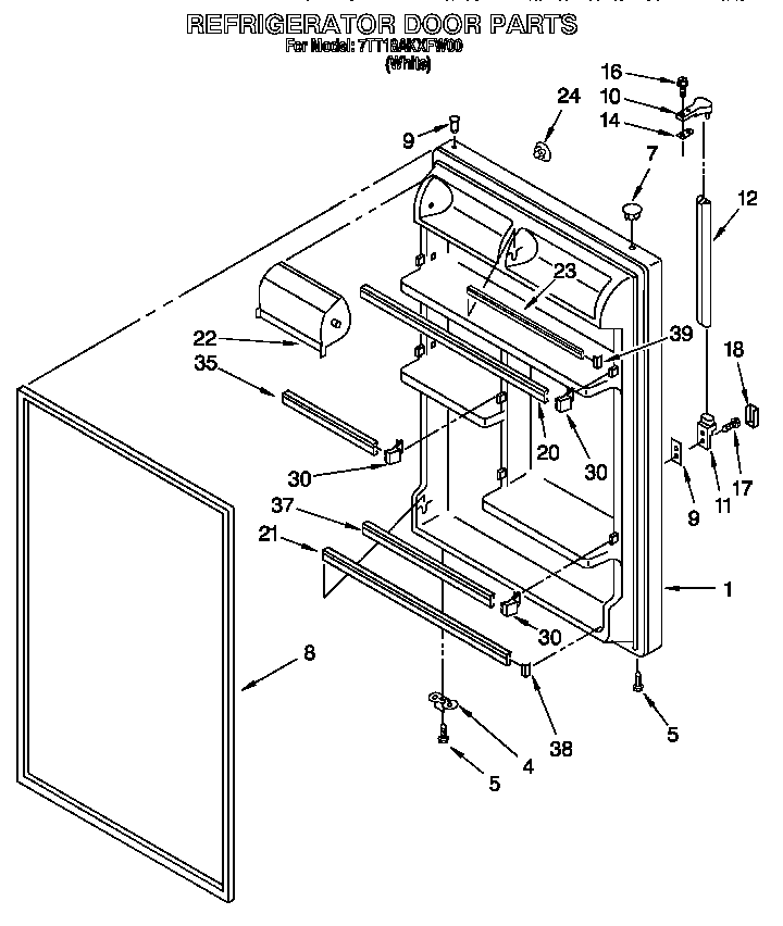 REFRIGERATOR DOOR