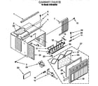 Whirlpool ACM122XG0 cabinet diagram