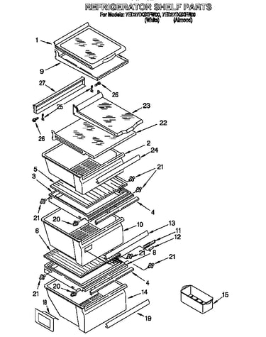 Refrigerator shelf