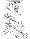 Motor and ice container