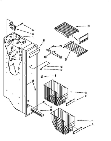 Freezer liner