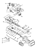Motor and ice container