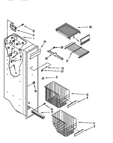 Freezer liner
