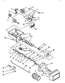Motor and ice container