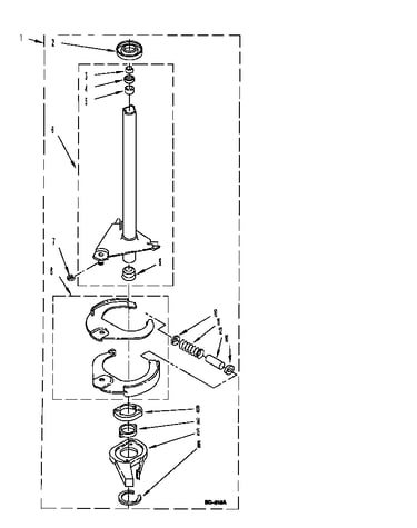 Brake and drive tube