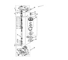 Whirlpool 6LSC8255EQ0 gearcase diagram