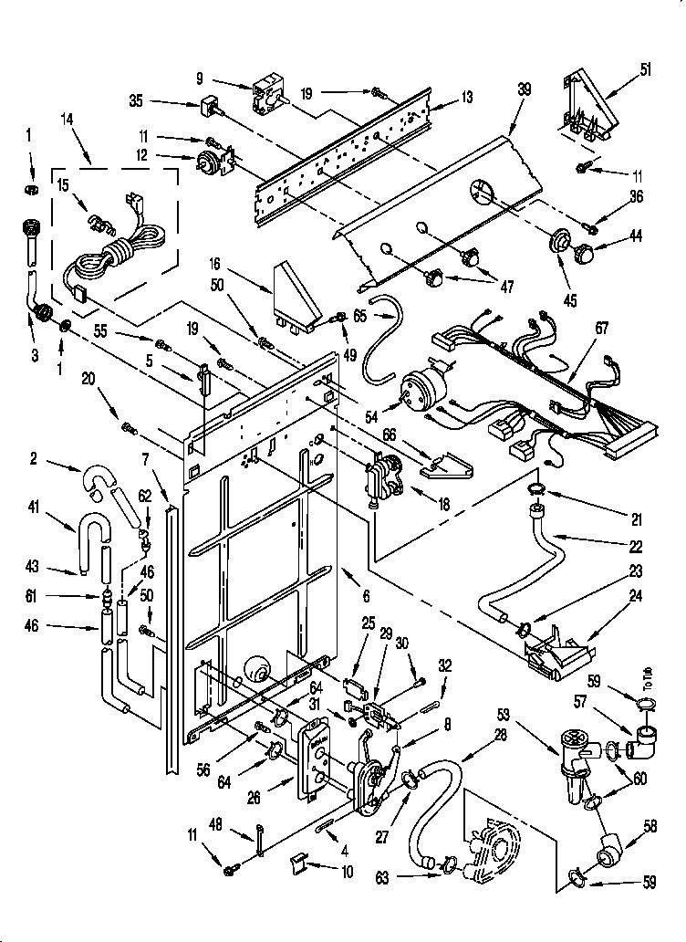 CONTROLS AND REAR PANEL