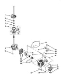 Brake, clutch, gearcase, motor and pump
