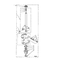 Whirlpool 6LSS5232DQ1 brake and drive tube diagram