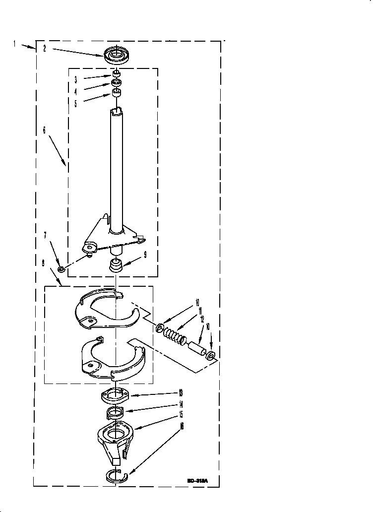 BRAKE AND DRIVE TUBE