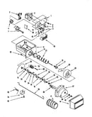 Motor and ice container