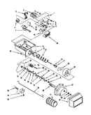 Motor and ice container