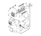 Whirlpool 3VED29DQFN00 ice maker diagram
