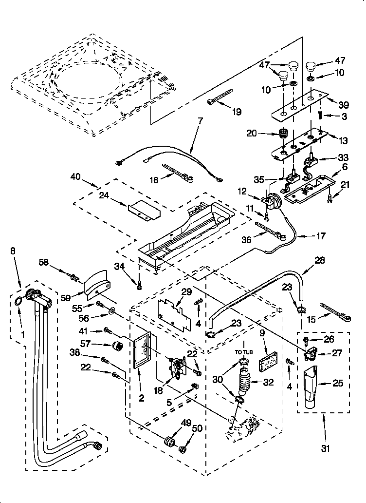 Controls and rear panel