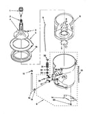 Agitator, basket and tub