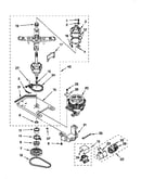 Transmission, motor and pump