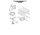 KitchenAid KEMI371BWH1 cavity and turntable diagram