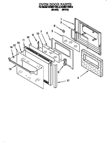 Oven door