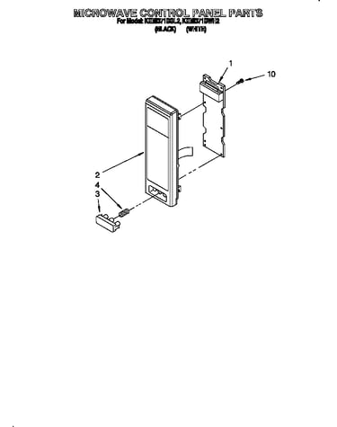 Microwave control panel