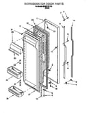 Refrigerator door