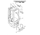 Whirlpool 3VED23DQFW00 refrigerator liner diagram