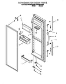 Refrigerator door
