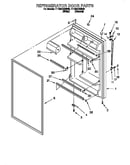 Refrigerator door