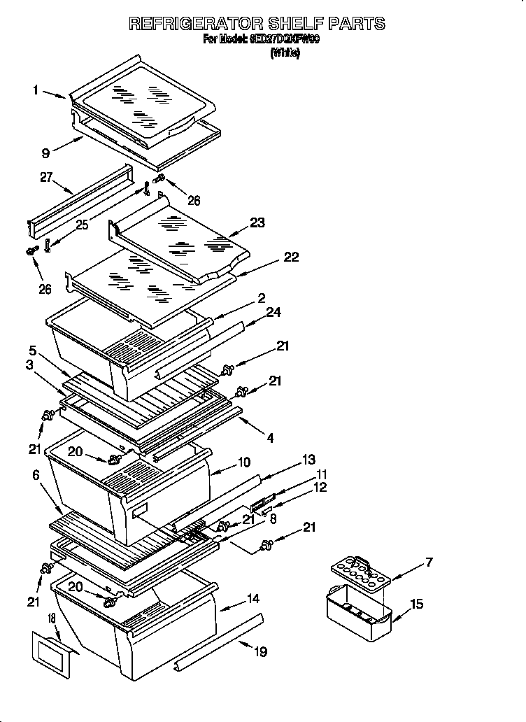 Refrigerator shelf